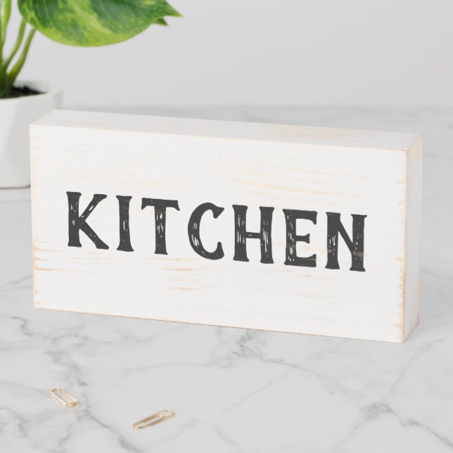Rustic Farmhouse Kitchen Sign (In Situ Horizontal)