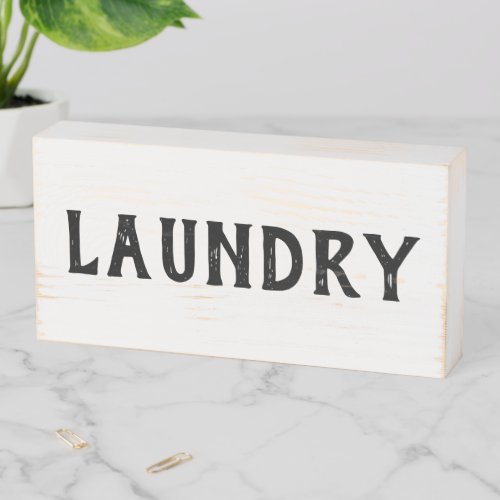 Rustic Farmhouse Laundry Sign