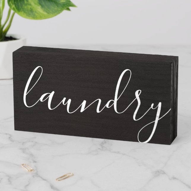 Rustic Farmhouse Laundry Sign (In Situ Horizontal)