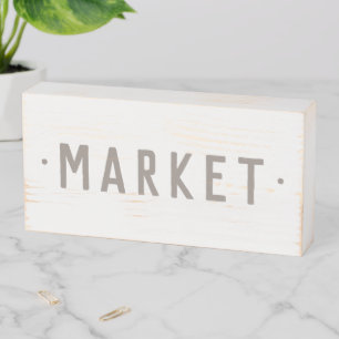 Rustic Farmhouse Market Sign