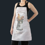 Rustic Farmhouse Name Kitchen Apron<br><div class="desc">Create your own apron. Personalized with your own text. You can further customize this design by selecting the "customize further" link if desired.</div>