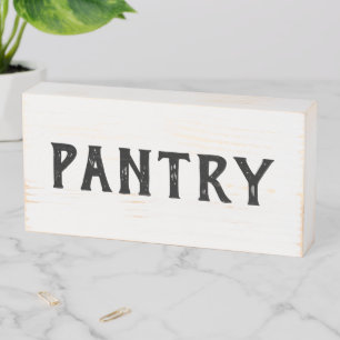 Rustic Farmhouse Pantry Sign