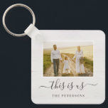 Rustic Farmhouse Personalized Photo Keychain<br><div class="desc">Keep your keys safe and spectacular with a personalized keychain. Designed by Berry Berry Sweet,  Modern Stationery and Personalized Gifts. Visit our website at www.berryberrysweet.com to see our full product lines.</div>