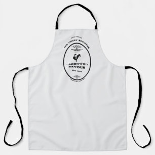 Rustic Farmhouse Rooster   Custom Name & Est. Year Apron