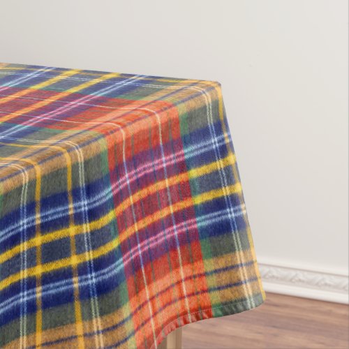 Rustic Farmhouse Texture | Vintage Buffalo Plaid  Tablecloth