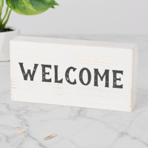 Rustic Farmhouse Welcome Sign