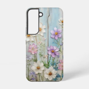 Rustic Farmhouse Wildflower Cottage Floral Samsung Galaxy S22 Case
