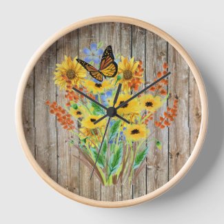 Rustic Farmhouse Wildflower Wall Decor 