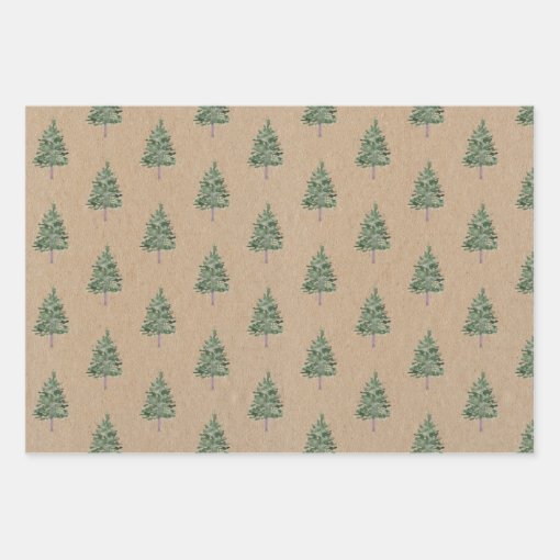 Rustic Farmhouse wrapping kraft Christmas paper | Zazzle