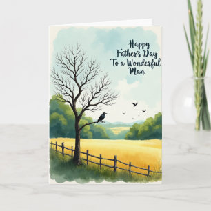Rustic Fathers Day Field Card