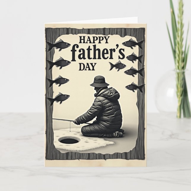 Rustic Fathers Day Tribute Card (Front)