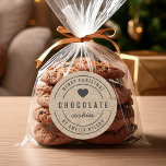 Rustic Faux Kraft Homemade Goods Merry Christmas Classic Round Sticker<br><div class="desc">Rustic Faux Kraft Bold "Homemade Goods Merry Christmas" sticker featuring dark gray heart, text all in dark gray against a kraft like pattern background. It's perfect for labeling what you've made. Personalize it by replacing the placeholder text. For more options such as to change the font, it's size, spacing between...</div>