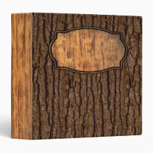 Rustic Faux Piece of Wood Grain Tree Bark