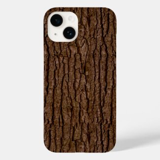 Rustic Faux Piece of Wood Grain Tree Bark