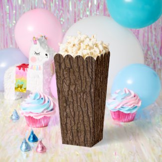 Rustic Faux Piece of Wood Grain Tree Bark