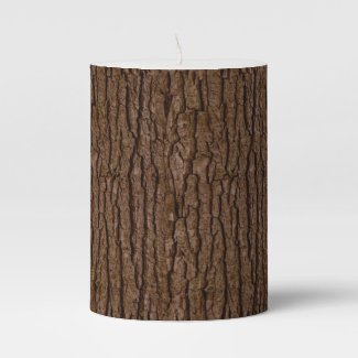 Rustic Faux Piece of Wood Grain Tree Bark