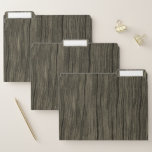 [ Thumbnail: Rustic Faux Wood Look Pattern File Folders ]