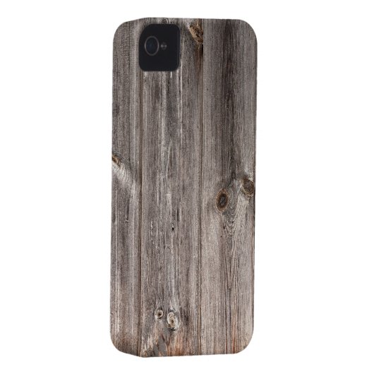 Rustic Faux Wood Texture Case-Mate iPhone Case (Back/Right)