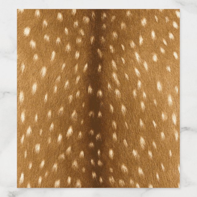 Rustic Fawn Spotted Deer Print Envelope Liner (Design)