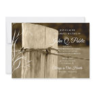 Rustic Fence Post Celebration of Life Memorial