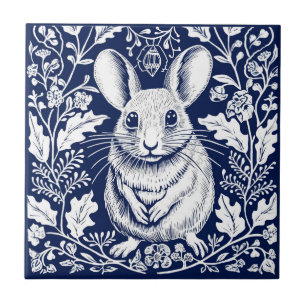 Rustic Field Mouse Ceramic Ceramic Tile