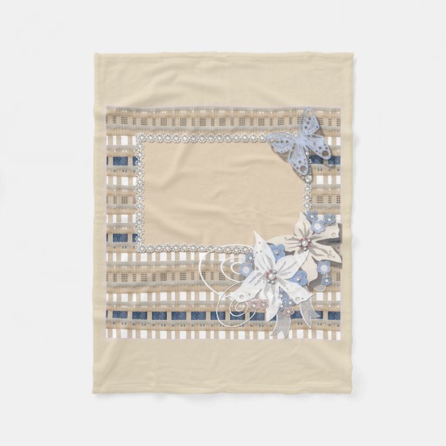 Rustic Fleece Blanket (Front)