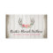 Rustic Floral Antlers Shabby Chic Roses & Wood