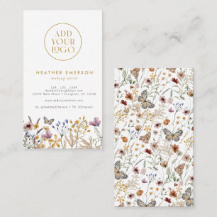 Rustic Floral Business Card