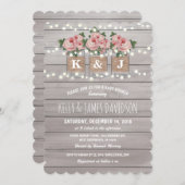 Rustic Floral Couple Baby Shower Invitation (Front/Back)