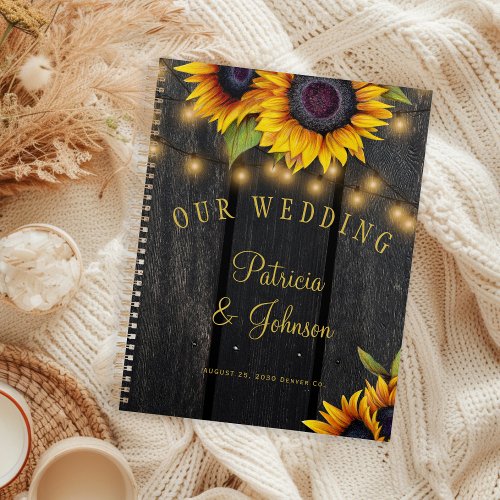 Rustic floral elegant wood bride and groom wedding