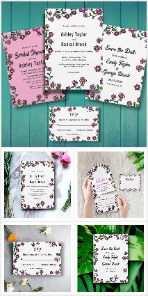 Rustic Floral Garden Roses Summer Collection