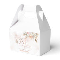 Rustic Floral Isn't She Onederful Birthday Favor Boxes