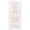 rustic floral mason jar elegant wedding programs