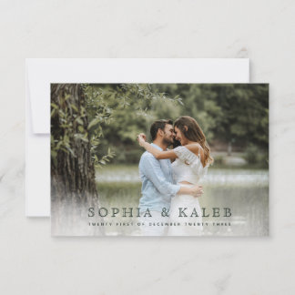 Rustic Floral RSVP Card