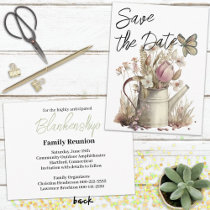 Fun Family Reunion or Party Save the Date Announcement Postcard