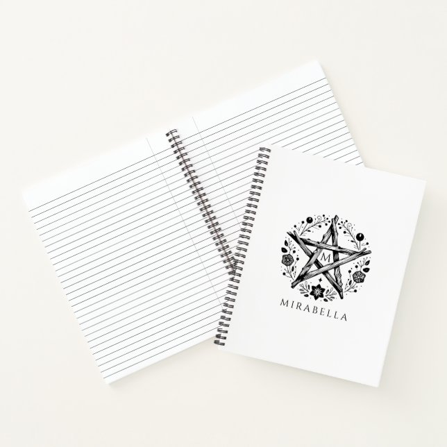 Rustic Floral Star Journal (Inside)