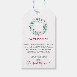 Rustic Floral Wreath | Welcome Wedding