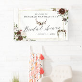 Rustic Florals | Bridal Shower Welcome Banner (Insitu)