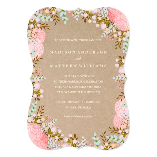Rustic Flowers Border Rustic Flowers Border