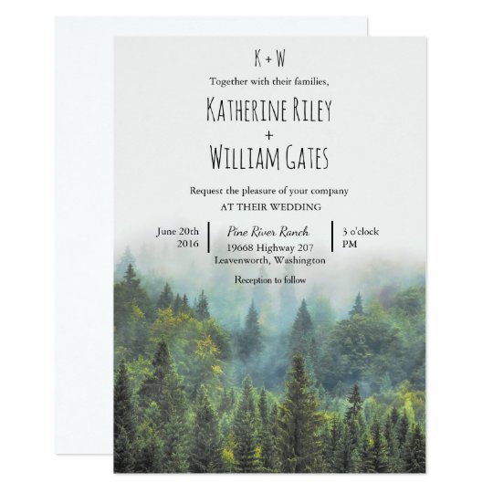 Rainforest Wedding Invitations 8