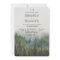 Rustic Forest Wedding Invitation