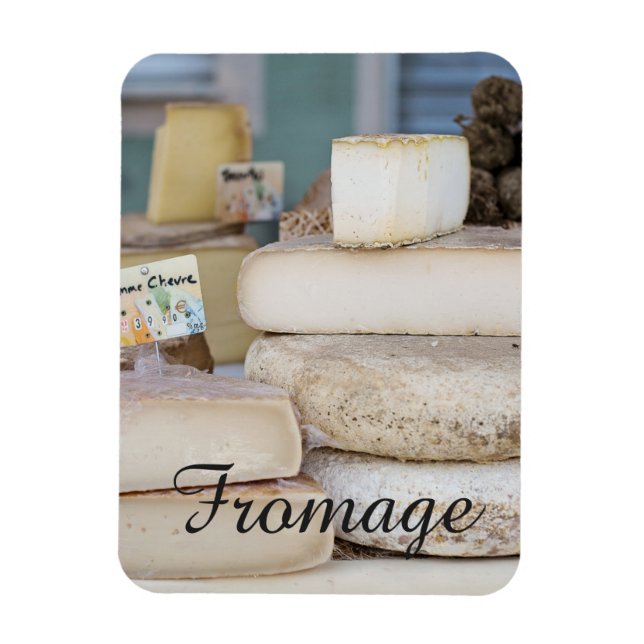 Rustic French Cheese Selection Magnet (Vertical)