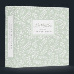 Rustic French Country Light Green Baby Photo 3 Ring Binder<br><div class="desc">This rustic yet elegant French Country baby photo binder features a background pattern of hand-drawn botanical branches in a light green, white and gray color scheme. It makes a wonderful gift for any new parent for photos or use it for a baby book... just add clear photo holders or scrapbook...</div>