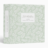 Rustic French Country Light Green Baby Photo