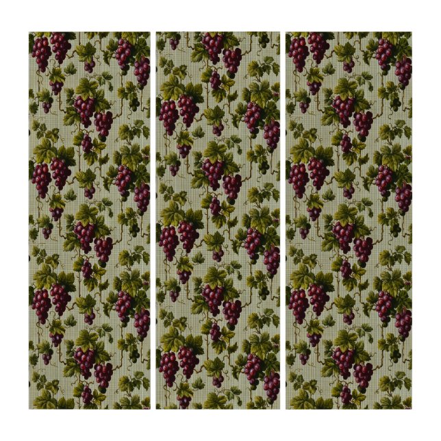 Rustic French Country Vineyard Grapevine Art (Front)