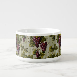 Rustic French Country Vineyard Grapevine Art Bowl