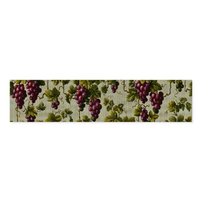 Rustic French Country Vineyard Grapevine Art Napkin Bands (Unfolded)