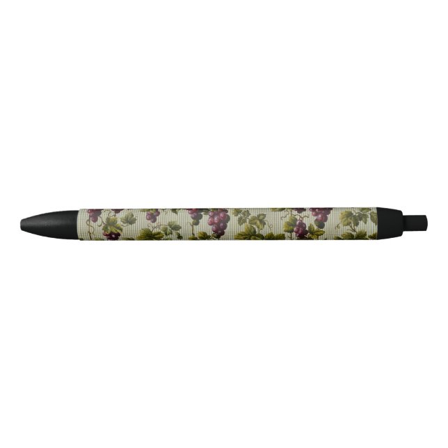 Rustic French Country Vineyard Grapevine Art Pen (Front)