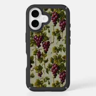 Rustic French Country Vineyard Grapevine Art iPhone 16 Case