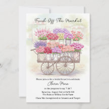 Rustic Fresh Off The Market Bridal Shower